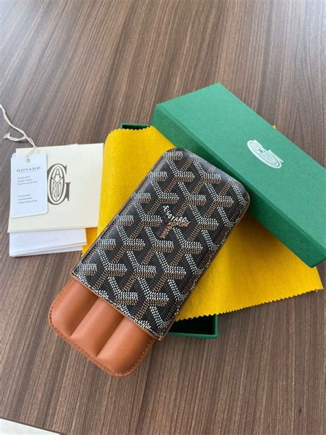 goyard ipad|maison Goyard cigar case.